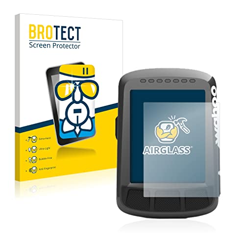 BROTECT Protector Pantalla Cristal Compatible con Wahoo Elemnt Bolt GPS Protector Pantalla Vidrio - Dureza Extrema, Anti-Huellas, AirGlass