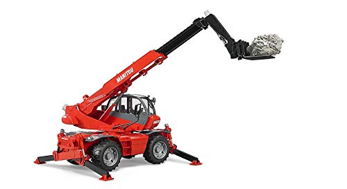 BRUDER - Telescopica Manitou MRT 2150 con accesorios - escala 1:16 - 02129