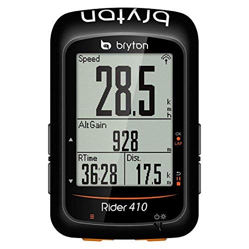 Bryton Rider 410E GPS Ciclismo, Negro, 2.3"