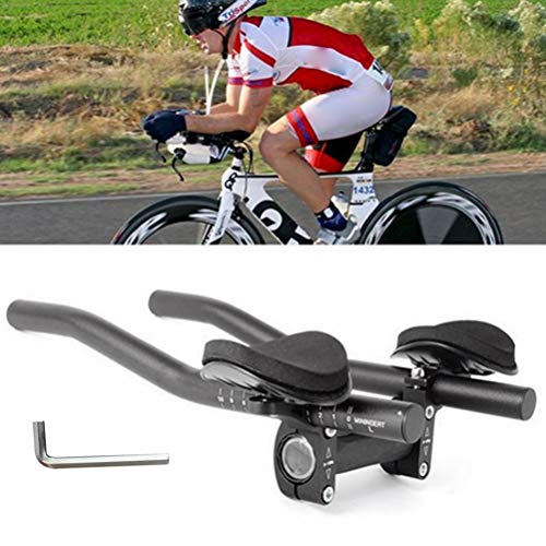 BSTQC Barras de prueba, manillar de bicicleta TT con llave Allen, herramienta triatlón Aero barras de ciclismo