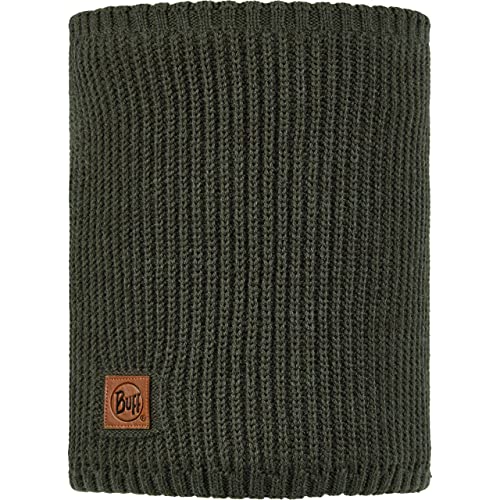 Buff Calentador de cuello tricot y polar RUTGER Hombre Talla única, Gris