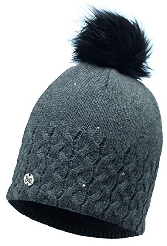 Buff Elie Tricot Gorro Polar, Mujer, Gris, Talla Única