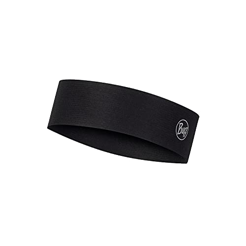 Buff R-Solid Cinta de Cabeza Coolnet, Unisex Adulto, Black, Talla única