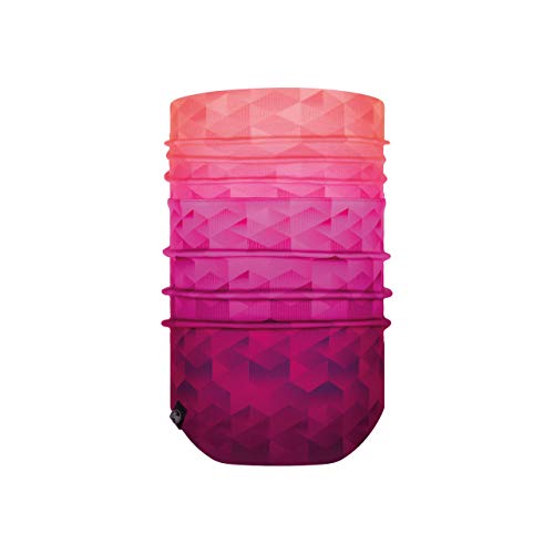 Buff Tesia Calentador Cuello Windproof, Mujer, Pink Fluor, Talla única