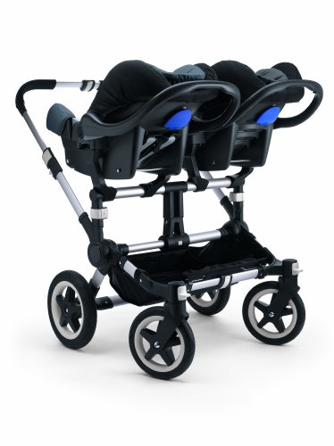 Bugaboo - Adaptador Donkey Twin para Silla de Auto Britax-Römer gris oscuro