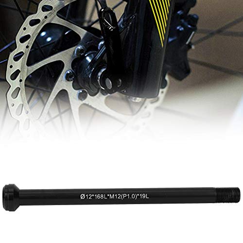 Bujes traseros de bicicleta, eje pasante, refuerzo de eje pasante trasero de bicicleta para cuadros y horquillas de montaña, longitud de 168 mm, adaptador de eje de buje M12x1.0, herramientas de conve