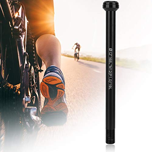 Bujes traseros de bicicleta, eje pasante, refuerzo de eje pasante trasero de bicicleta para cuadros y horquillas de montaña, longitud de 168 mm, adaptador de eje de buje M12x1.0, herramientas de conve