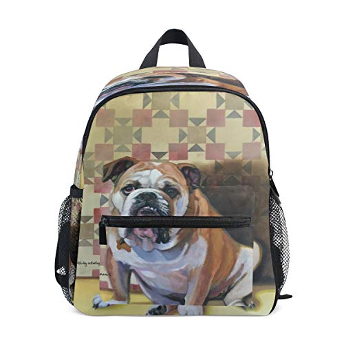 Bulldog Mini mochila infantil preescolar preescolar para el jardín de infantes, Bulldog 2 (Multicolor) - A01E18011-A