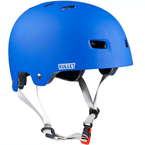 Bullet Classic Dot 58-61cm Casco, Adultos Unisex, Matt Blue (Azul), L/XL