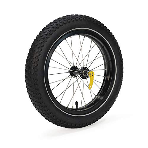Burley COHO 16+ - Juego de Ruedas Unisex, Color Negro, 40,6 x 7,6 cm