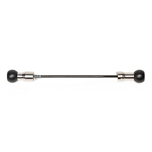 Burley Design Pincho COHO de 5 mm Eje de Remolque para Bicicleta, Unisex, Negro/Plata, 130-135mm