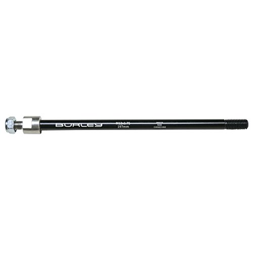 Burley Steckachse Remolque de Bicicleta, Unisex Adulto, Plata, M12x1,5-197mm