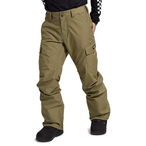 Burton Cargo Pantalon de Snowboard, Hombre, Martini Olive, M