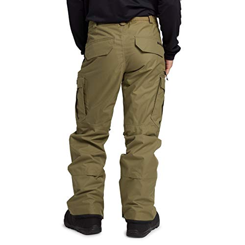 Burton Cargo Pantalon de Snowboard, Hombre, Martini Olive, M