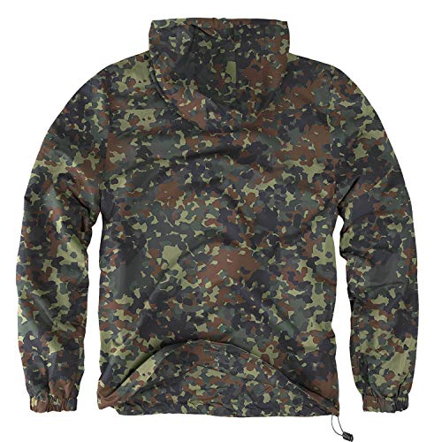 bw-online-shop Summer Windbreaker - Chubasquero (talla S - 7XL) camuflaje M