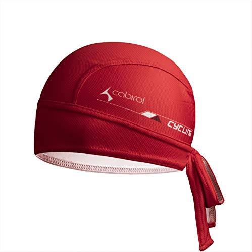 Cabirol Gorro Bandana Ciclismo - Classic (Rojo)