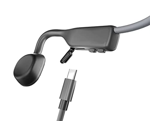 Cable de carga USB-C para auriculares inalámbricos AfterShokz OpenMove de conducción ósea abierta con Bluetooth