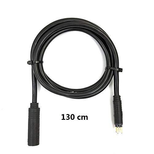 Cable de extensión de Bicicleta eléctrica de 60/130/160 cm, Cables de Motor 1,5 Cuadrados 250 W / 350 W para Kit de conversión de Motor de Cubo Ebike, Pieza (1600mm)