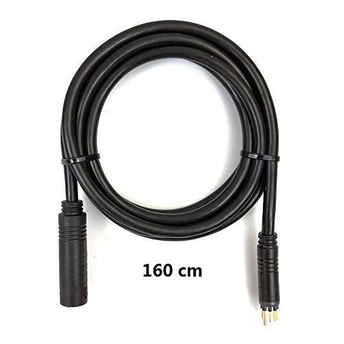 Cable de extensión de Bicicleta eléctrica de 60/130/160 cm, Cables de Motor 1,5 Cuadrados 250 W / 350 W para Kit de conversión de Motor de Cubo Ebike, Pieza (1600mm)