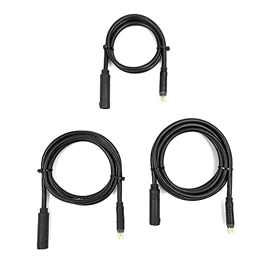 Cable de extensión de Bicicleta eléctrica de 60/130/160 cm, Cables de Motor 1,5 Cuadrados 250 W / 350 W para Kit de conversión de Motor de Cubo Ebike, Pieza (1600mm)