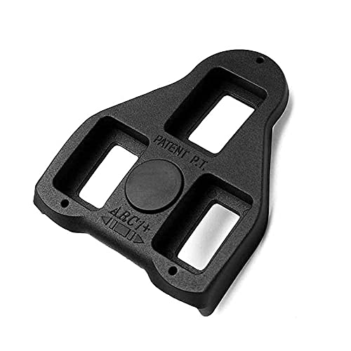 Calas para Pedales Compatibles con Look Delta (9 ° de Libertad Angular) Calas para Bicicletas de Ciclismo (Negro)