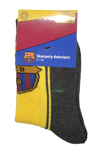 Calcetines 100% oficiales del FC Barcelona FCB para niños | Messi Suarez Neymar