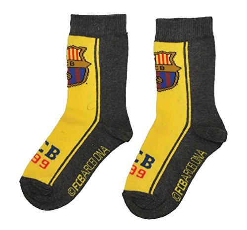 Calcetines 100% oficiales del FC Barcelona FCB para niños | Messi Suarez Neymar