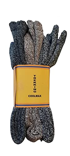 Calcetines COOLMAX de TREKKING (3 pares ) talla 39 - 42 ideal para deportes de invierno