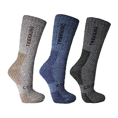 Calcetines COOLMAX de TREKKING (3 pares ) talla 39 - 42 ideal para deportes de invierno