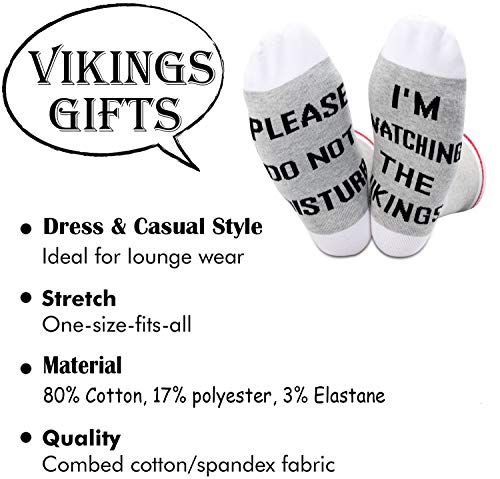 Calcetines de película de los Vikings para fans de películas, regalos por favor no molestar y estoy viendo los vikingos