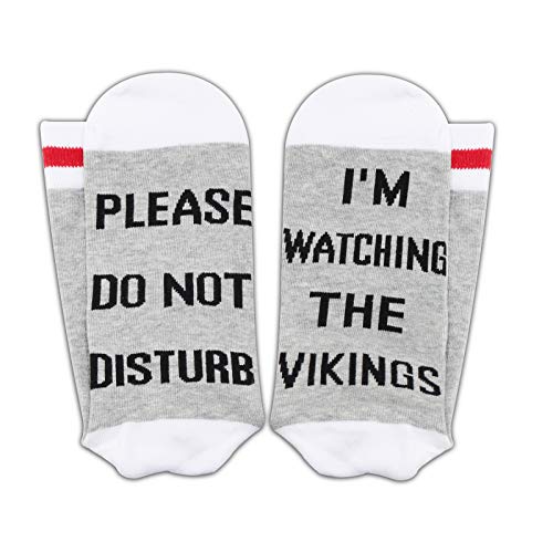 Calcetines de película de los Vikings para fans de películas, regalos por favor no molestar y estoy viendo los vikingos