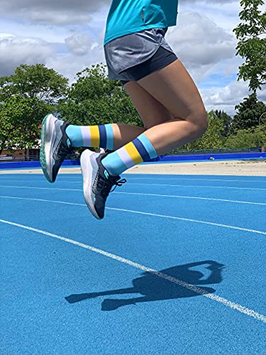 Calcetines Deportivos Técnicos Compresivos, diseñados para el Alto Rendimiento en la Práctica Deportiva de Running, Ciclismo, CrossFit, Gimnasio.