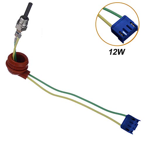 Calefacción de estacionamiento de cerámica, bujía incandescente, 12 V 24 V, universal, fácil de instalar, para coche, camión, barco