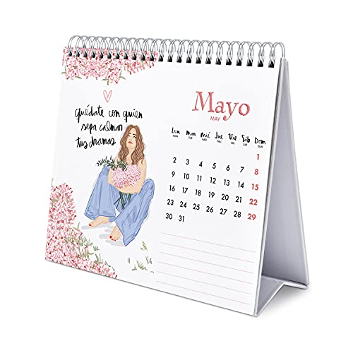 Calendario escritorio Deluxe 2022 Ana Marin - Calendario 2022 sobremesa - Calendario 2022 Ana Marin │ Calendario Ana Marin - Calendario mesa 2022 - Calendario anual - Producto con licencia oficial