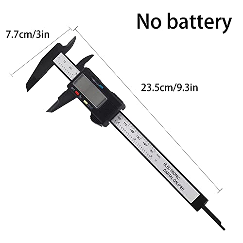 Calibrador Vernier Digital,Pie de Rey Digital Profesional 150mm/6 Pulgadas Micrómetro Electrónico con Pantalla LCD Grande,Medición de Calibre para Diámetro Interior,Exterior,Profundidad y Escalera