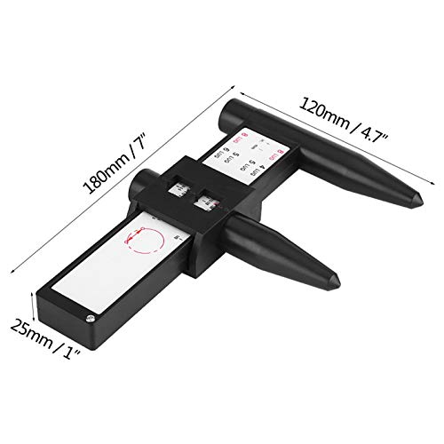 Calibre de llanta de rueda, patrón de perno de llanta de rueda de coche, herramienta de calibre de medición deslizante, regla PCD 4 5 6 8 lengüeta