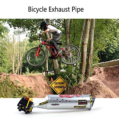 Calistouk Tubo de Escape de Sonido de Bicicleta Seis Tipos de Herramientas de Ciclismo de Efectos de Sonido de Motocicleta Salvaje Camping montañismo