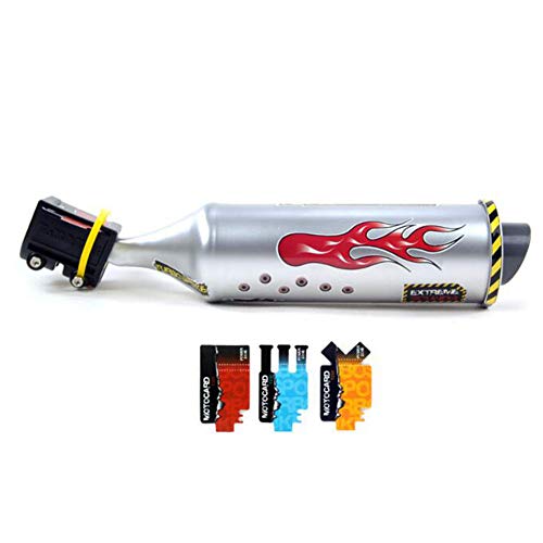 Calistouk Tubo de Escape de Sonido de Bicicleta Seis Tipos de Herramientas de Ciclismo de Efectos de Sonido de Motocicleta Salvaje Camping montañismo