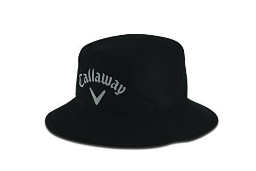 Callaway - Sombrero impermeable Aqua Dry Hombre, Negro (Negro 5215314), Small (Tamaño del fabricante:S/M)