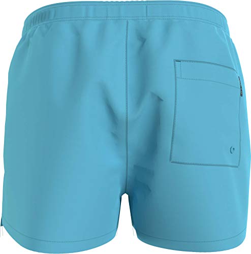 Calvin Klein Cordón Corto Baador para Hombre, Tanager Turquoise, XL