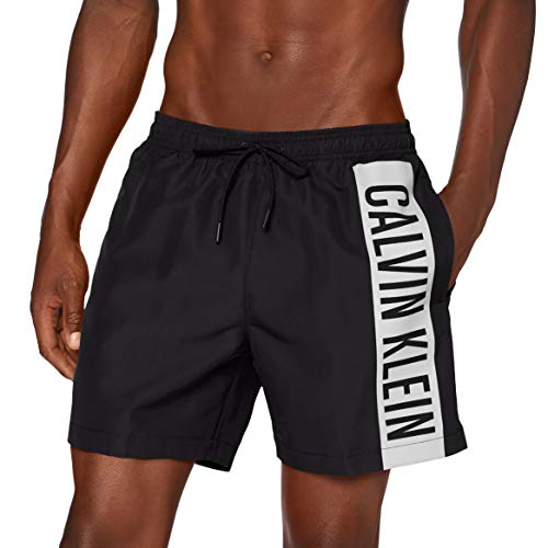 Calvin Klein Medium Drawstring Bañador, Pvh Black, XL para Hombre