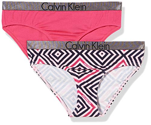 Calvin Klein Ropa interior Niñas, 1 Beetrootpurple/1diamondpurpleaop, 8/10
