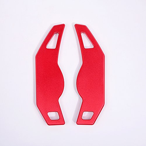 Cambio de palancas de cambio de engranaje del volante del coche Accesorios de aleación de aluminio 2pcs