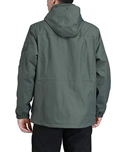 CAMEL CROWN Chaquetas Softshell Hombre, 3 en 1 Chaqueta Esquiar Hombre Invierno, Impermeable Cortavientos de Lana Abrigo Deportivo para Senderismo Esquiar