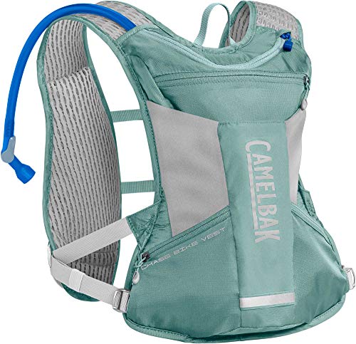 CamelBak Chase - Chaleco para mujer, color azul mineral, plateado, talla única