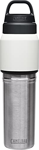 CamelBak Multibev SST Vacuum Botella, Unisex Adulto, Blanco, 650 ml