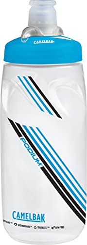 Camelbak Podium - Botella Transparente/ Azul (Clear Blue), 620 ml