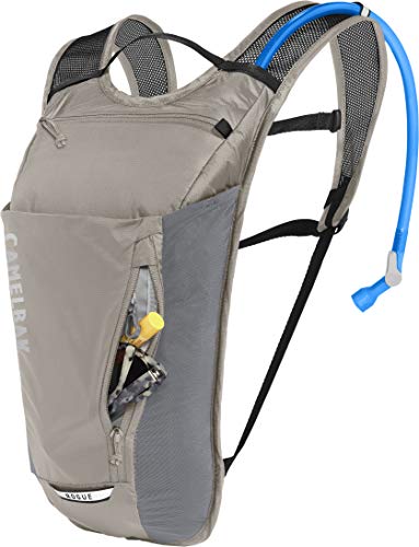 CamelBak Rogue Light Mochila de hidratación, Unisex Adulto, Aluminio y Negro, Talla única