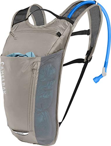 CamelBak Rogue Light Mochila de hidratación, Unisex Adulto, Aluminio y Negro, Talla única