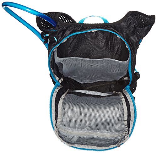 CAMELBAK Ultra 10 Mochila de Hidratación, Hombre, Negro/Azul (Atomic Blue), Talla Única